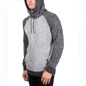 BROOKLYN CLOTH Gray Sweater Knit Drawstring Hoodie Size M NWOT